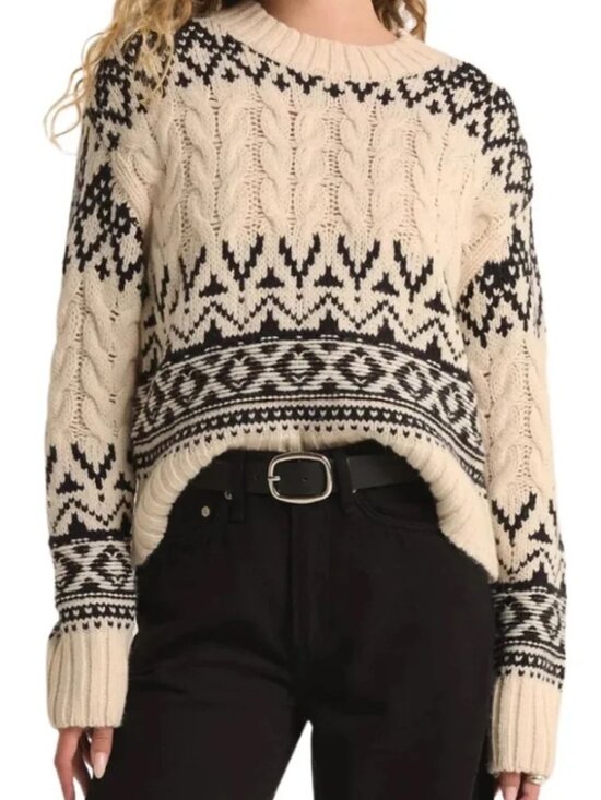 Z Supply Sweaters - Z Supply Fair Isle Sweater